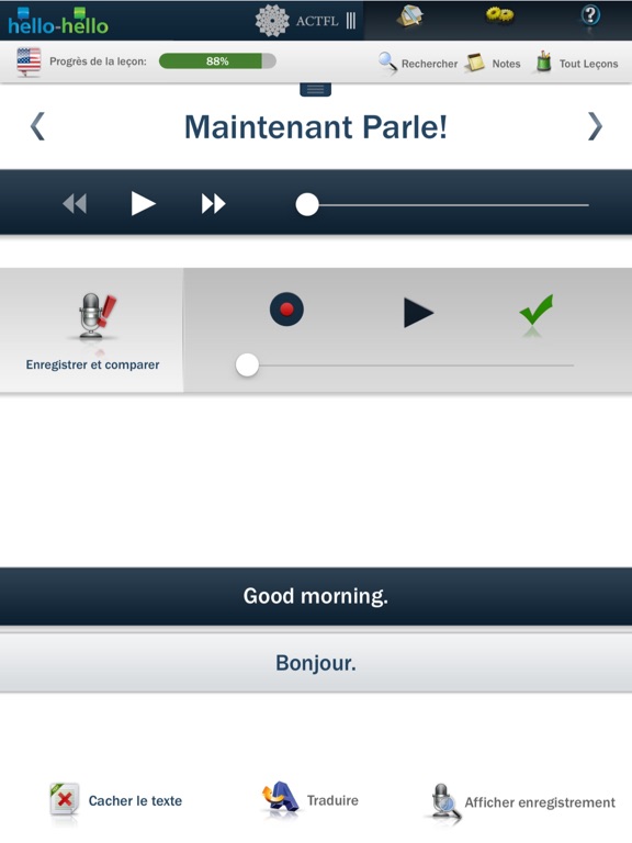 Screenshot #5 pour Cours d'anglais Hello-Hello