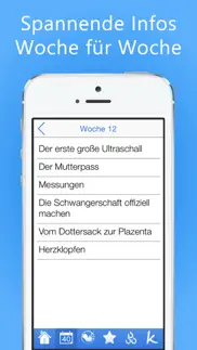 meine schwangerschafts-app iphone bildschirmfoto 2