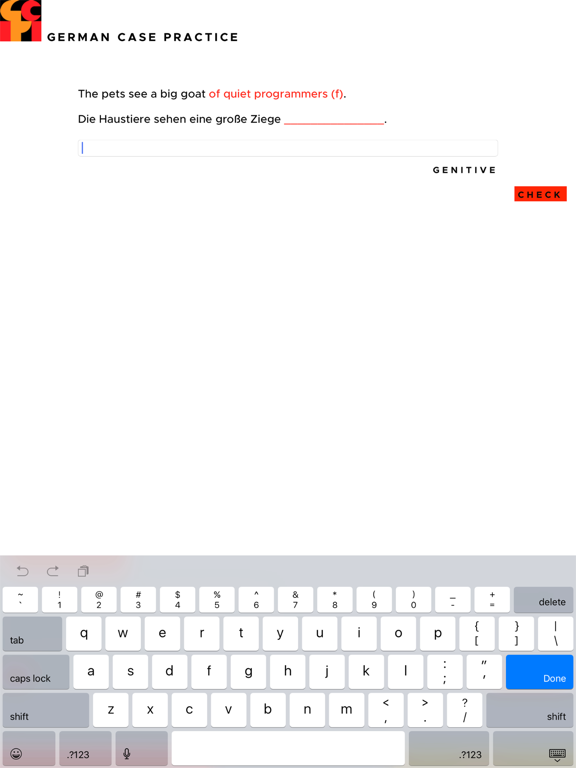 Screenshot #6 pour German Case Practice