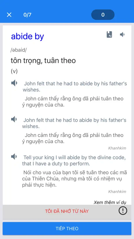 Từ vựng tiếng Anh theo chủ đề