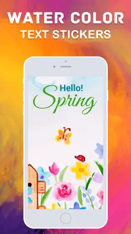 Game screenshot Watercolor Text Stickies! mod apk