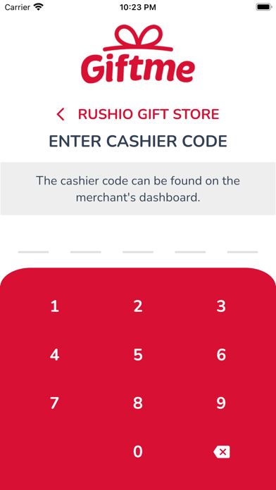 GiftMe for Merchants Screenshot