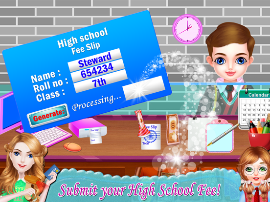 High School Cashier Game iPad screenshot
