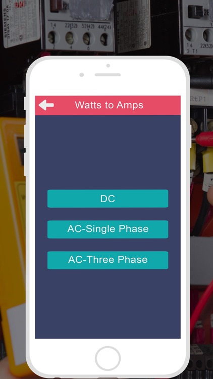 Watt to Amp Calculater