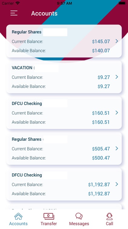 Dillards FCU Mobile App