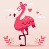 Pink Flamingo Stickers! icon