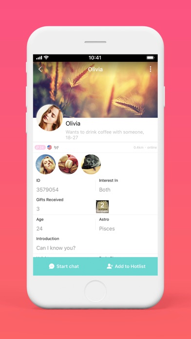 SayHi Chat - Meet New People Screenshot