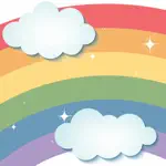 Rainbow of love stickers App Cancel