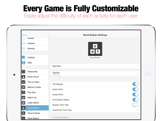 Bitsboard Flashcards & Games iPad app afbeelding 7