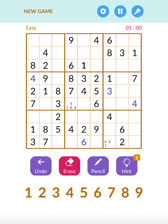 Screenshot #5 pour ▻Sudoku : Classic Logic Game