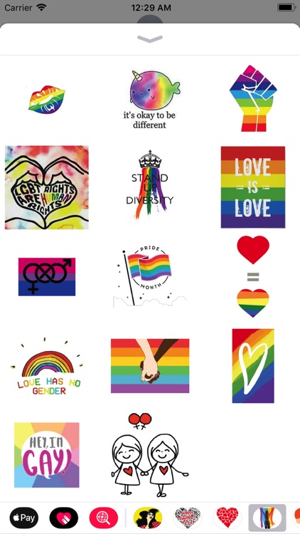 Rainbow Love LGBT Pride screenshot-3