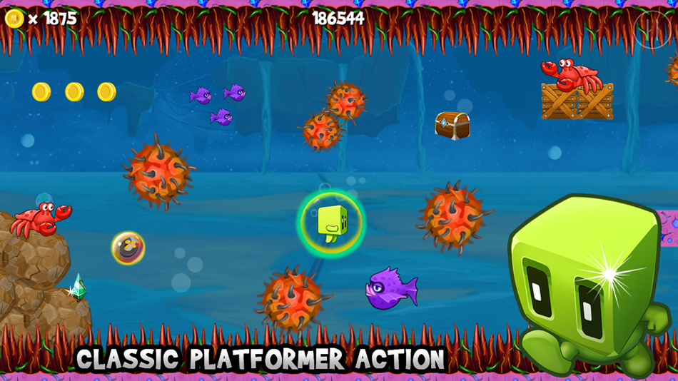 #3. Cuby's Quest - Jumping Game (iOS) Podle: Simon Crack