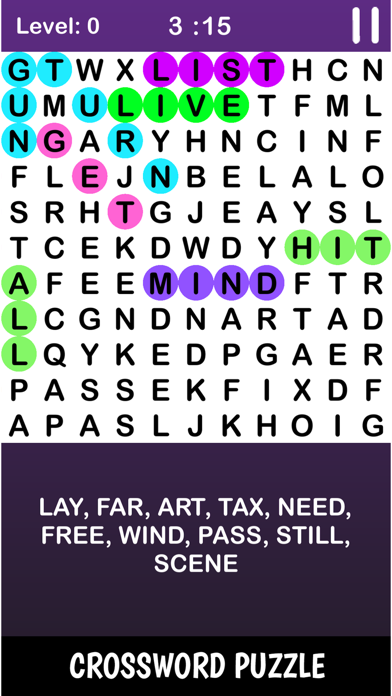 Infinte Crossword Puzzle Game screenshot 3