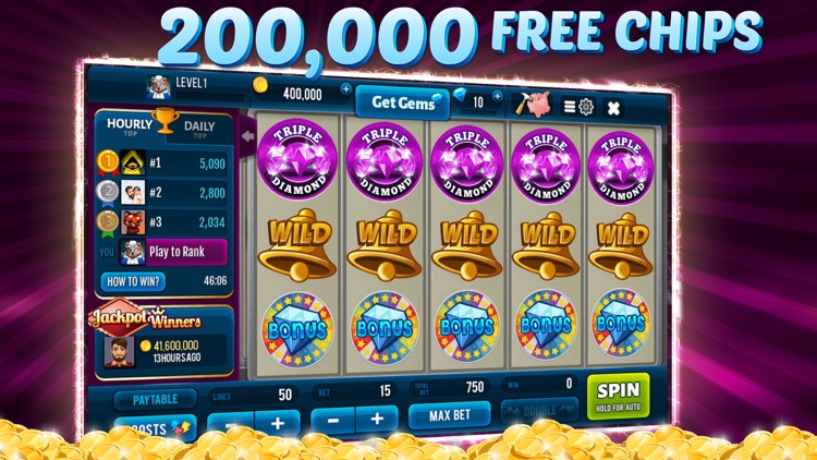 3 Pink Jackpot Diamonds Slots