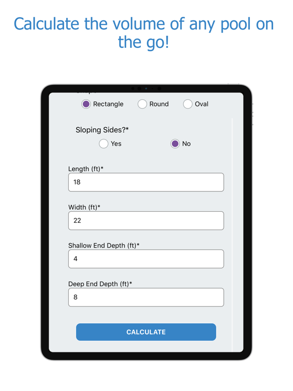 Pro Series Pool & Spa iPad screenshot 7 - Utilities app