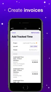 orbit: time-based invoicing iphone screenshot 4