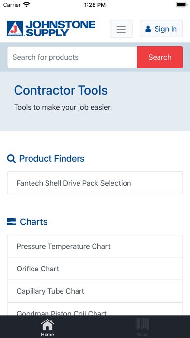 Johnstone Supply HVACR Screenshot