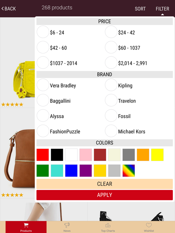 Handbags Avenue iPad screenshot 5 - Shopping app