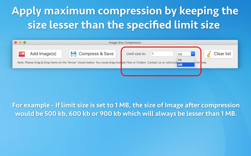 Screenshot #3 pour Image Size Compressor