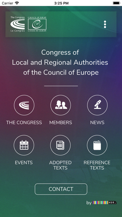 COE CongressApp Screenshot