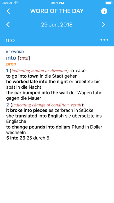 Collins German Dictionary Screenshot 5