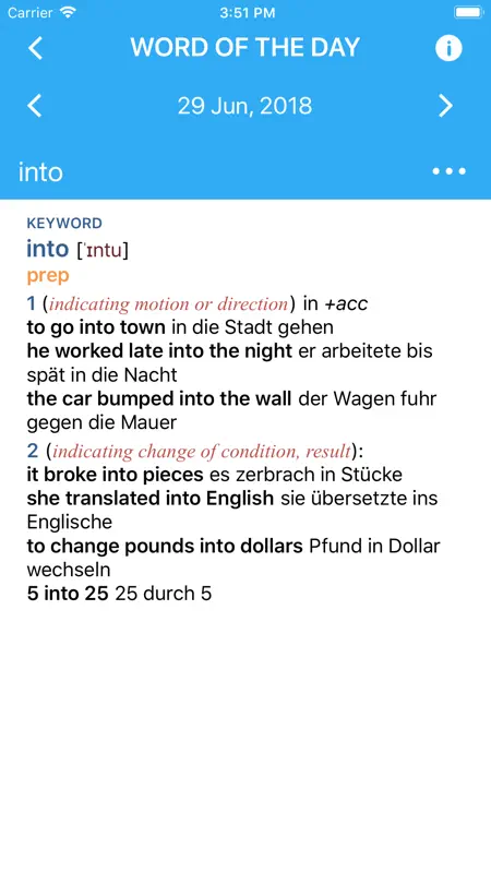 Collins German Dictionary screenshot 5 of 5