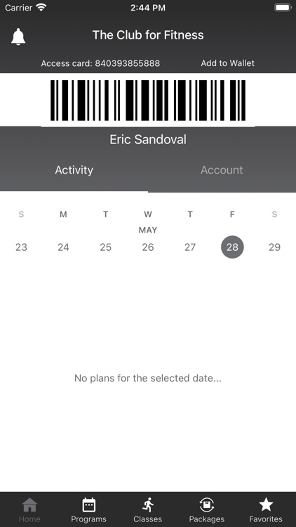 The Club for Fitness App