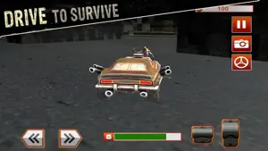 Crazy Dead Car: Zombie Kill screenshot #3 for iPhone