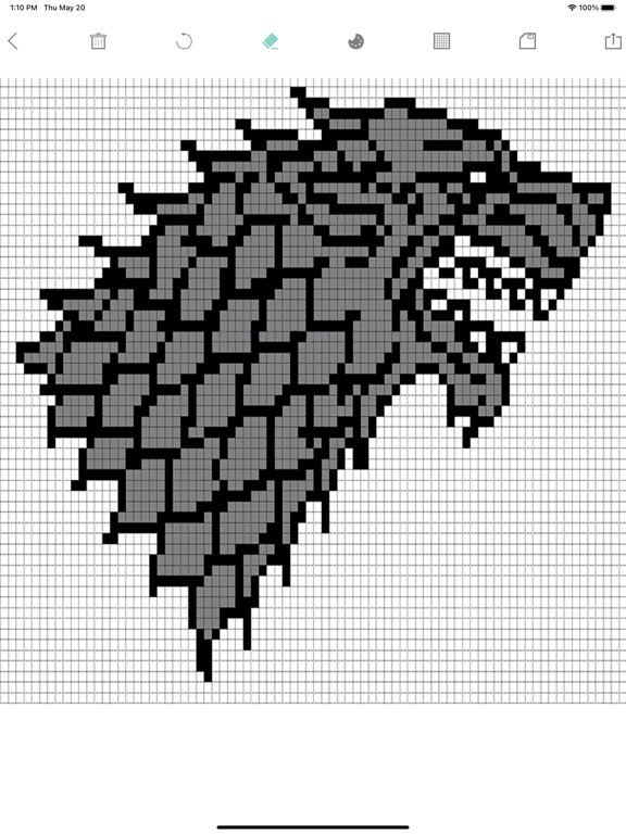 Pixel Art - draw with dots iPad screenshot 2 - Entertainment app