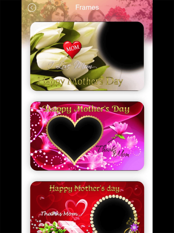 Mother's Day Photo Frames 2018 iPad screenshot 5 - Photo & Video app