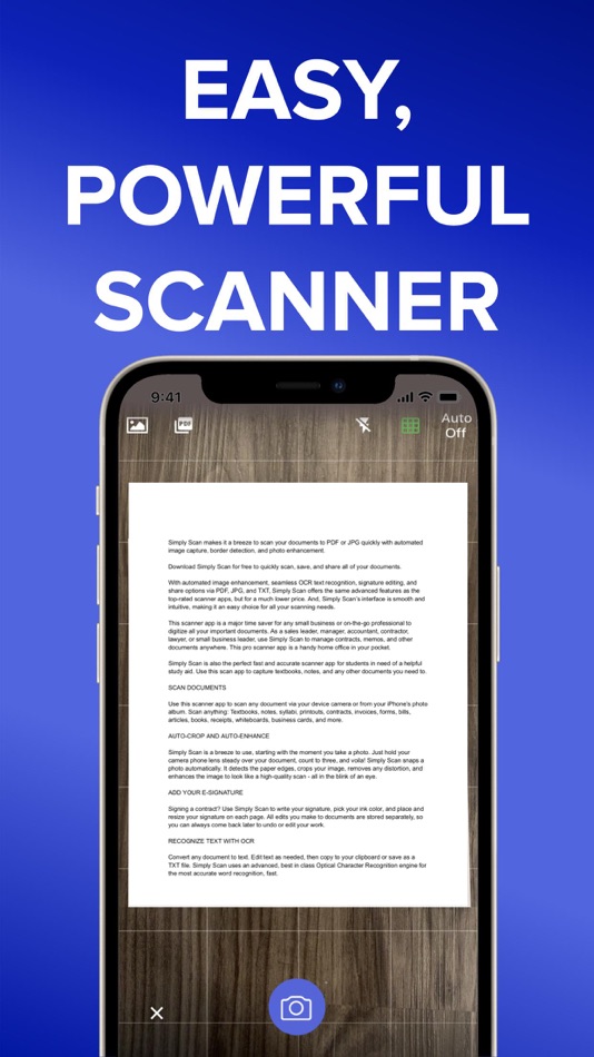 #1. Simply Scan Scanner PDF Editor (iOS) Podle: Mizh LLC