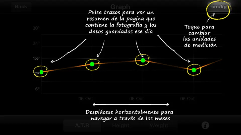 Captura de pantalla de ScolioTrack en iPhone 10