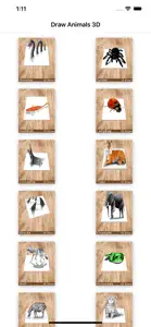 How to Draw Animals 3D screenshot #1 for iPhone