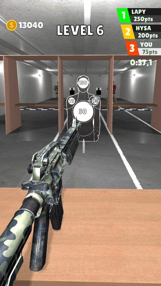 #1. Gun Simulator 3D (iOS) By: Rollic Games