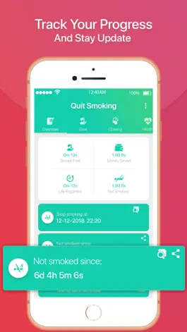 Game screenshot Quit Smoking Tracker apk
