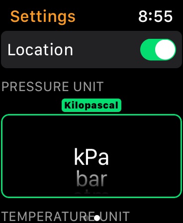 Barometer for Watch watch screenshot 2
