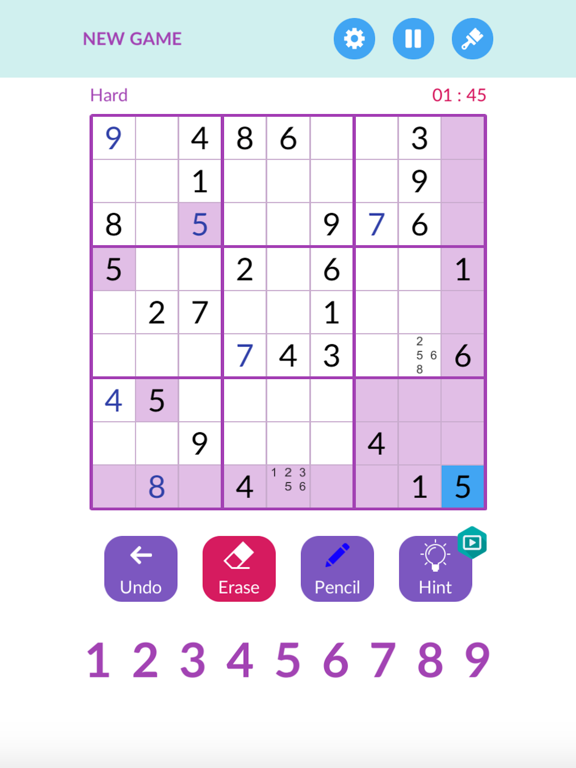 Screenshot #4 pour ▻Sudoku : Classic Logic Game