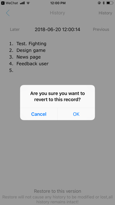 App screenshot