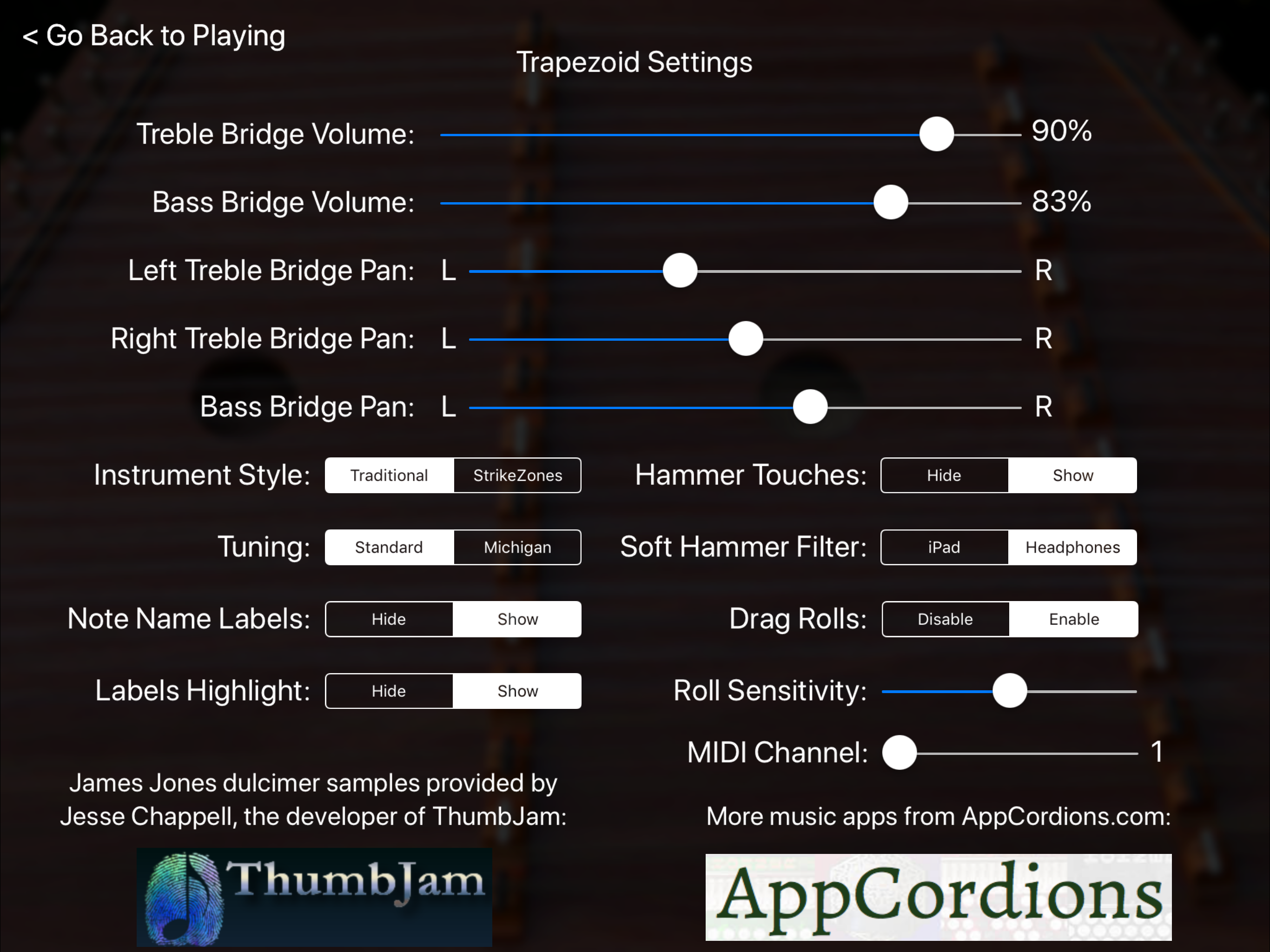 Trapezoid - Hammered Dulcimer screenshot 3