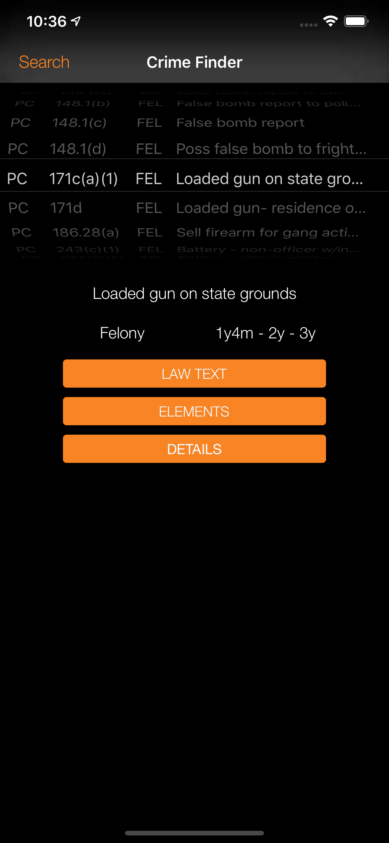 California Crime Finder-Phone