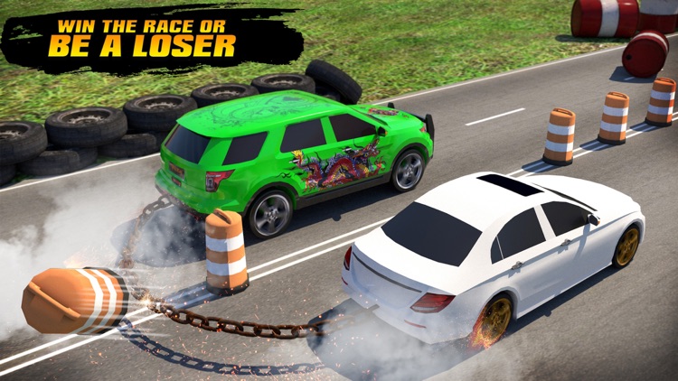 Chained Cars Highway Drifts screenshot-3