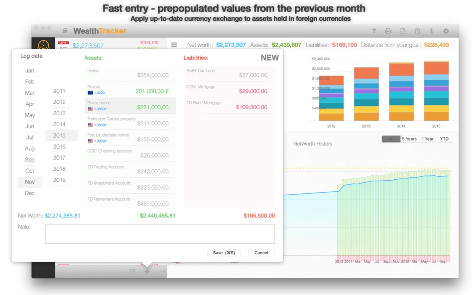 #2. Wealth Tracker (macOS) 由: Blue Plum Software Inc, The