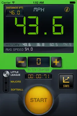 Game screenshot Baseball Speed Radar Gun Pro hack