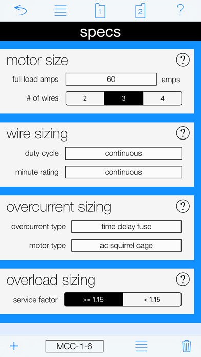 Motor Calculator screenshot 2