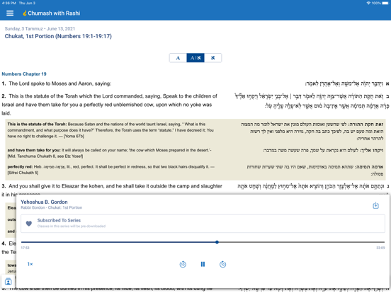Screenshot #6 pour Chabad.org Daily Torah Study