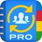 "Contacts Mover Pro" allows you to quickly and easily sync or move contacts between any pair of iPhone or iPad contact accounts