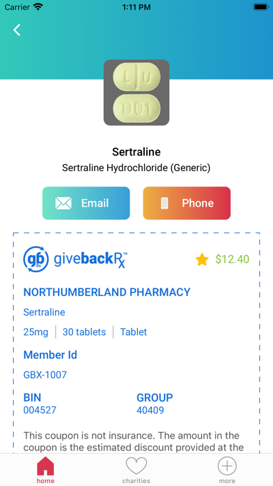 givebackRx Screenshot