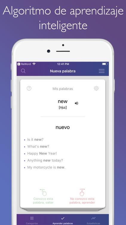 English words with ReWord