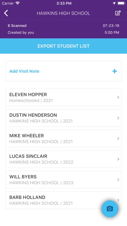 StriveScan - for College Reps