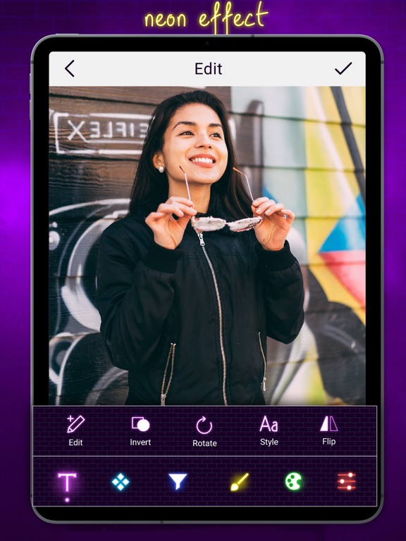 Screenshot #5 pour Neon Photo Effects